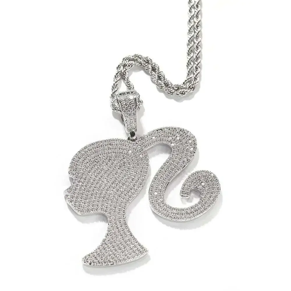 Barbie silver necklace